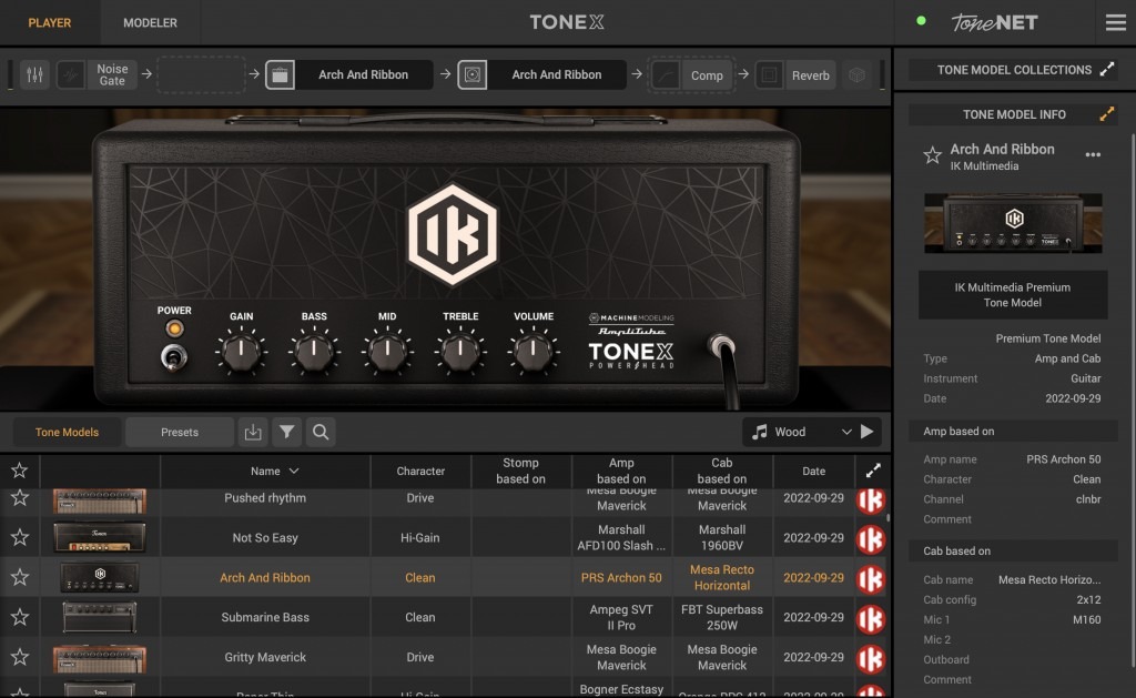 Buy IK Multimedia TONEX AI Tone Modeling Multi-Effect Pedal